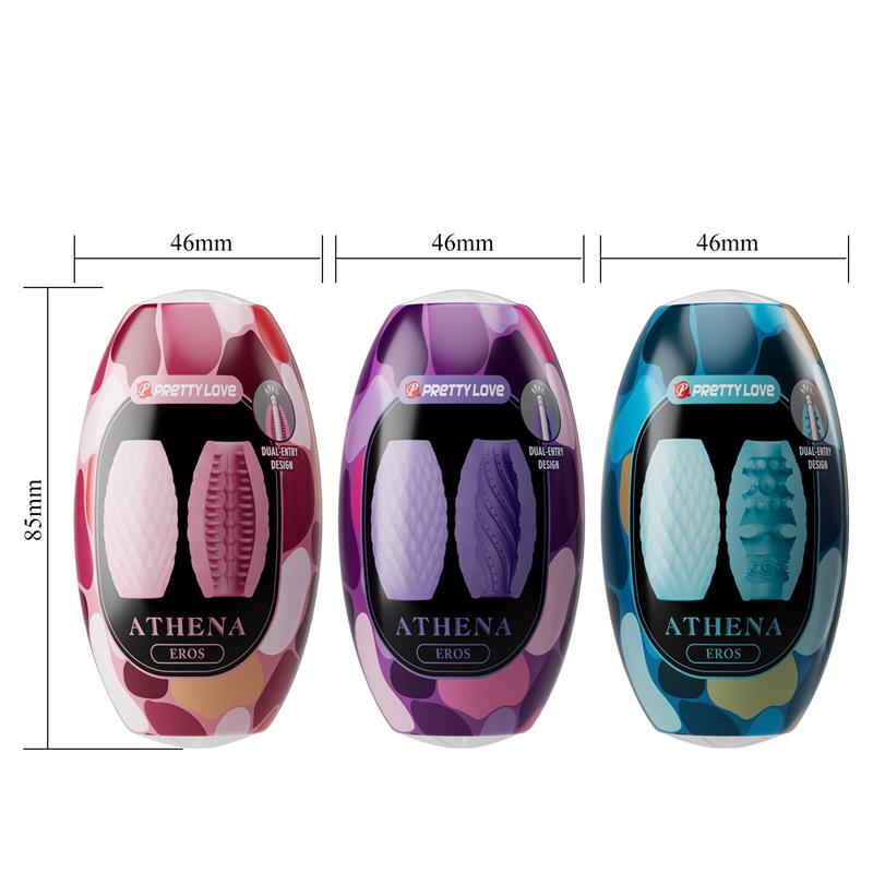 PRETTYLOVE - EROS HUEVO MASTURBADOR DISPLAY 15 UDS SURTIDO