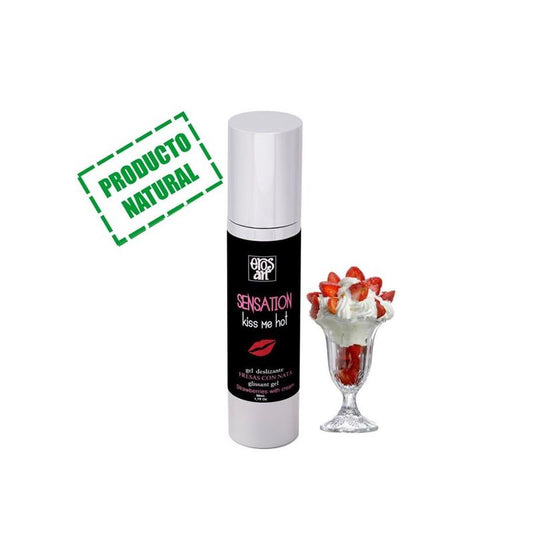 EROSART - LUBRICANTE SENSATION FRESAS CON NATA
