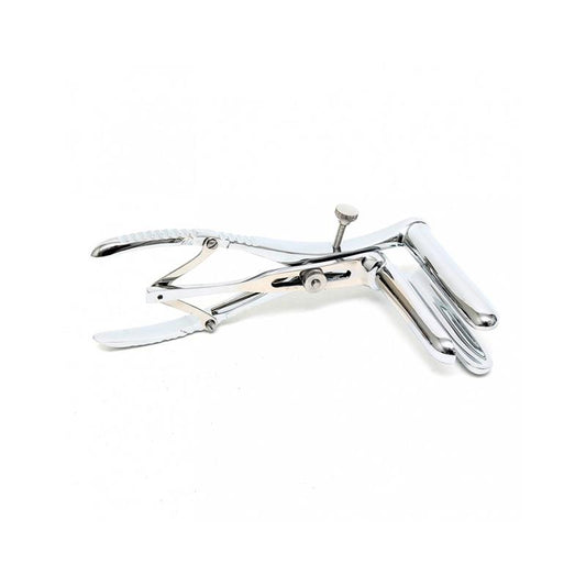 BONDAGE PLAY - ESPÉCULO ANAL CON 3 CUCHARAS CROMO-PLATEADO