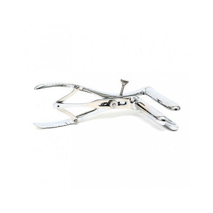 BONDAGE PLAY - ESPÉCULO ANAL CON 3 CUCHARAS CROMO-PLATEADO