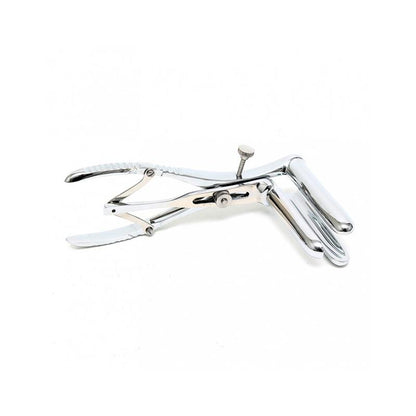 BONDAGE PLAY - ESPÉCULO ANAL CON 3 CUCHARAS CROMO-PLATEADO