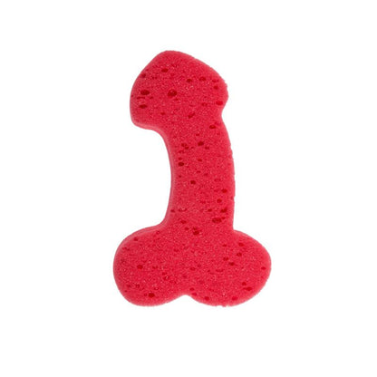 OOTB - ESPONJA DE BAÑO FORMA DE PENE COLOR ALEATORIO 1 UNIDAD