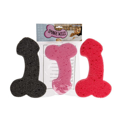 OOTB - ESPONJA DE BAÑO FORMA DE PENE COLOR ALEATORIO 1 UNIDAD