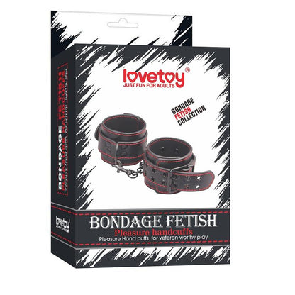 LOVETOY - ESPOSAS BONDAGE NEGRO