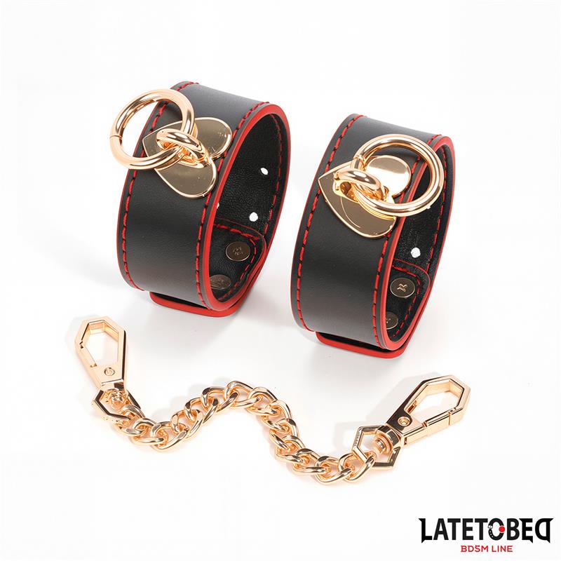 LATETOBED BDSM LINE - ESPOSAS CON CADENA DORADA