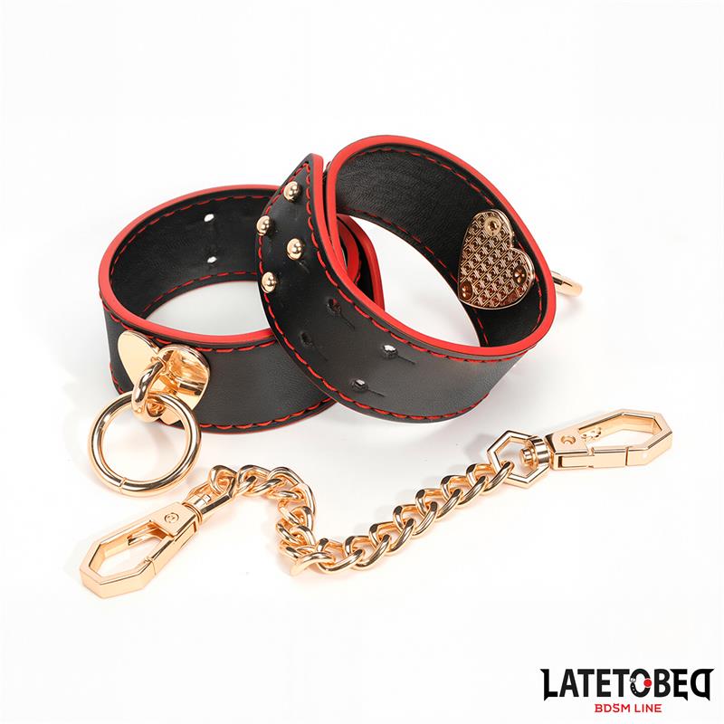 LATETOBED BDSM LINE - ESPOSAS CON CADENA DORADA