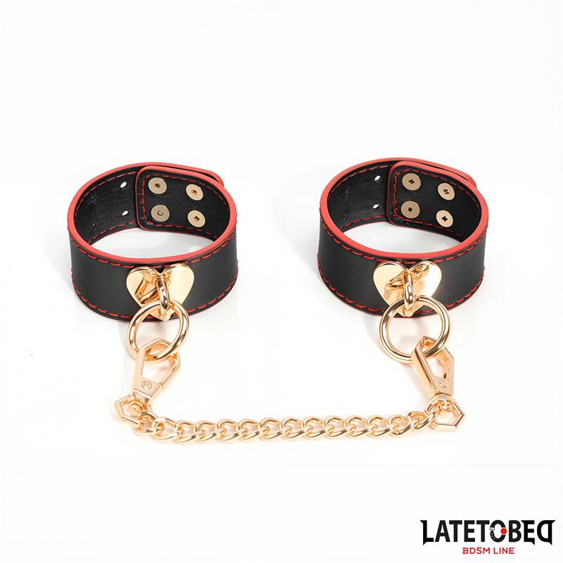 LATETOBED BDSM LINE - ESPOSAS CON CADENA DORADA