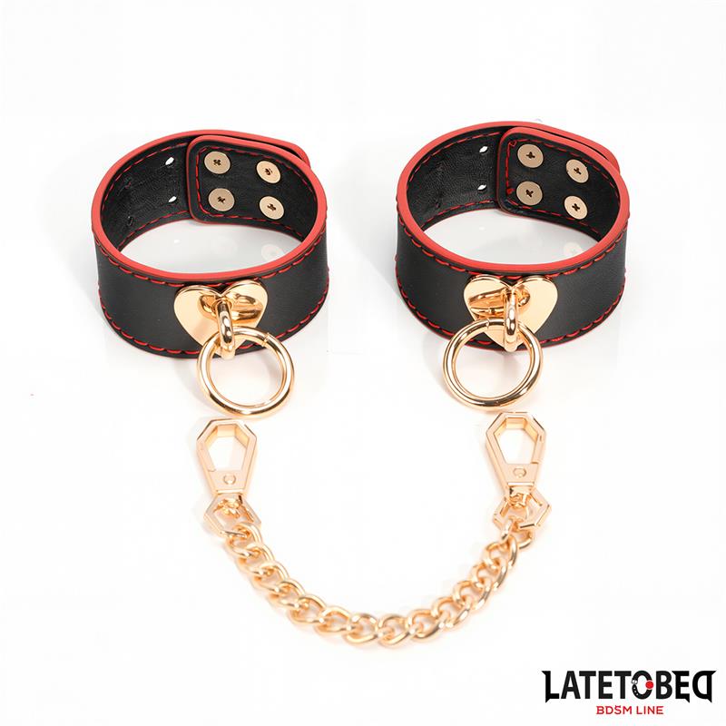 LATETOBED BDSM LINE - ESPOSAS CON CADENA DORADA