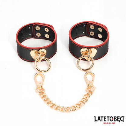 LATETOBED BDSM LINE - ESPOSAS CON CADENA DORADA
