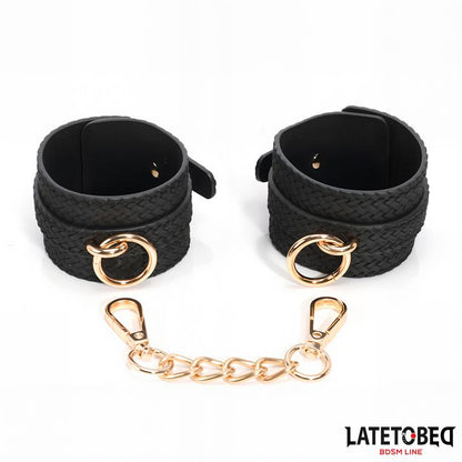 LATETOBED BDSM LINE - ESPOSAS CON CADENA DORADA