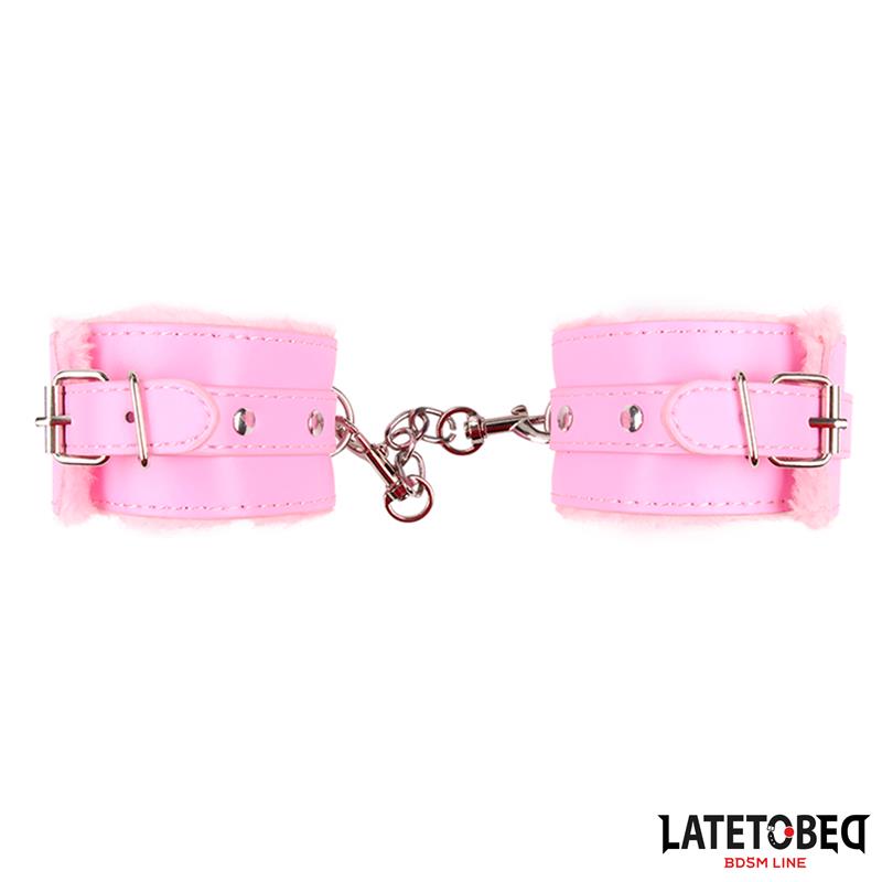 LATETOBED BDSM LINE - ESPOSAS CON PELO ROSA