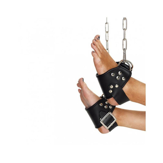 BONDAGE PLAY - ESPOSAS CUERO PARA PIES COLGANTES