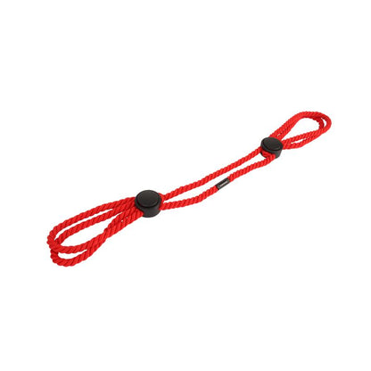 CHISA - ESPOSAS DE ALGODÓN ROJO AJUSTABLES
