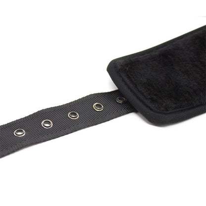 LATETOBED BDSM LINE - ESPOSAS DE CUERO MOSQUETON GRANDE NEGRO