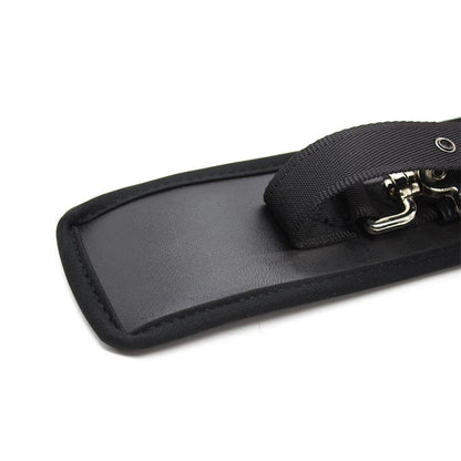 LATETOBED BDSM LINE - ESPOSAS DE CUERO MOSQUETON GRANDE NEGRO