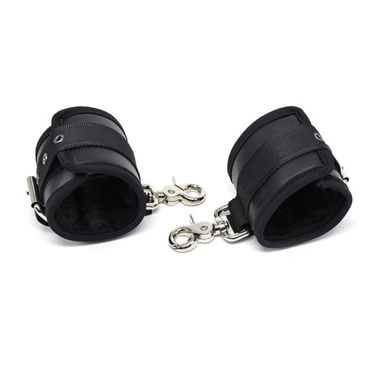 LATETOBED BDSM LINE - ESPOSAS DE CUERO MOSQUETON GRANDE NEGRO