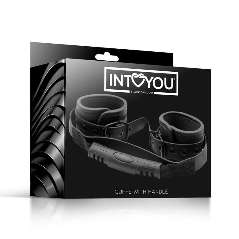 INTOYOU BLACK SHADOW - ESPOSAS DE CUERO VEGANO CON ASIDERO