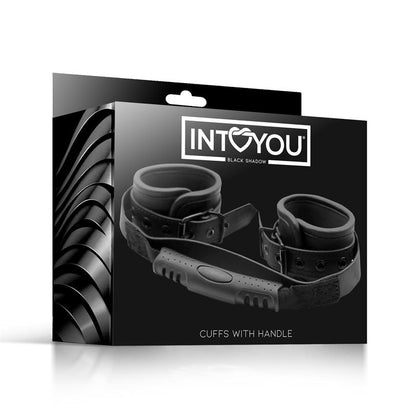 INTOYOU BLACK SHADOW - ESPOSAS DE CUERO VEGANO CON ASIDERO