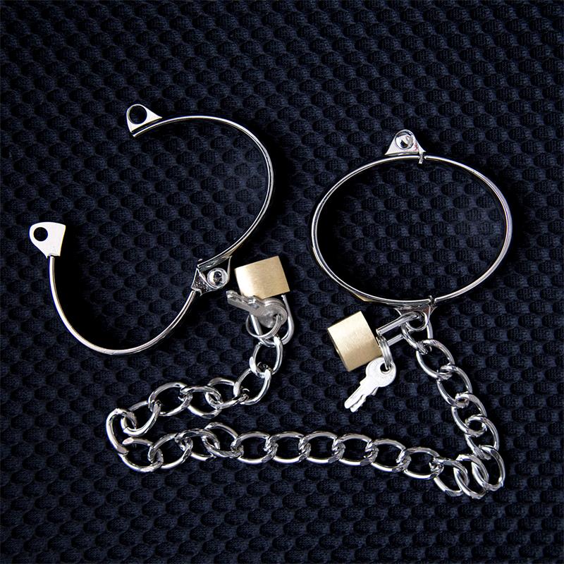 LATETOBED BDSM LINE - ESPOSAS DE METAL HOMBRE 7 CM