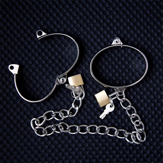 LATETOBED BDSM LINE - ESPOSAS DE METAL HOMBRE 7 CM