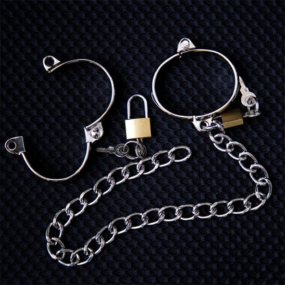 LATETOBED BDSM LINE - ESPOSAS DE METAL MUJER 5,5 CM