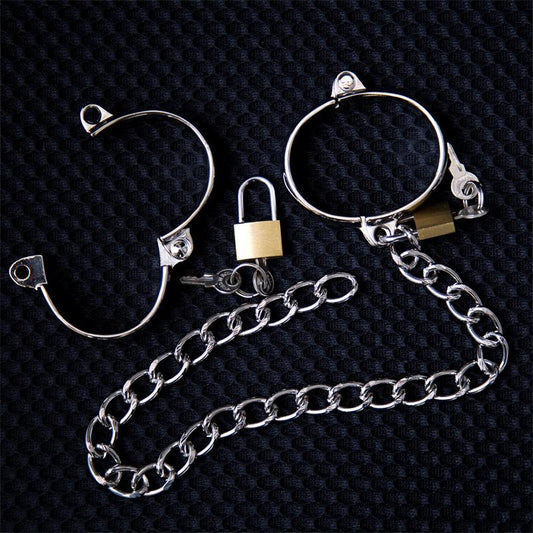LATETOBED BDSM LINE - ESPOSAS DE METAL MUJER 5,5 CM
