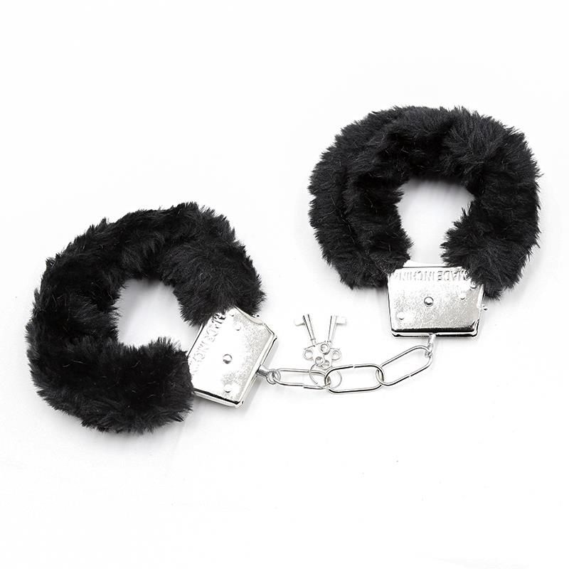 INTOYOU BDSM LINE - ESPOSAS DE METAL PARA MUÑECAS CON PELO NEGRO