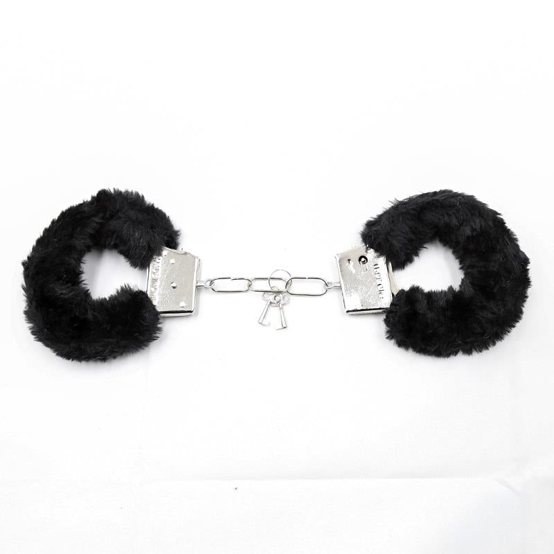 INTOYOU BDSM LINE - ESPOSAS DE METAL PARA MUÑECAS CON PELO NEGRO