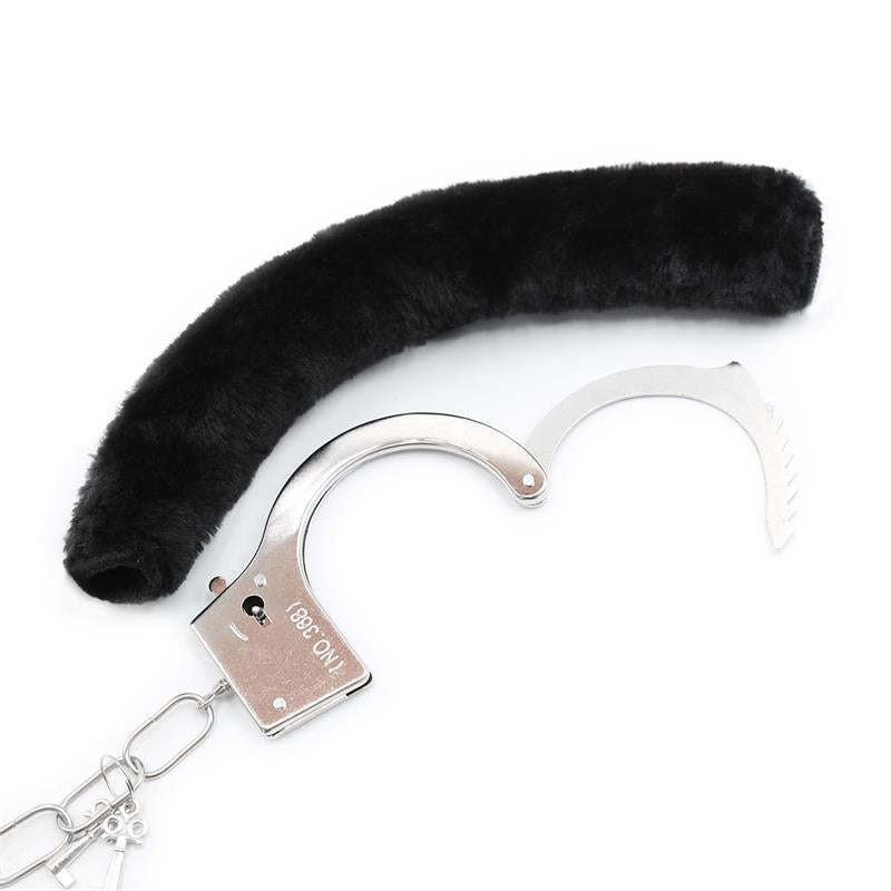 INTOYOU BDSM LINE - ESPOSAS DE METAL PARA MUÑECAS CON PELO NEGRO