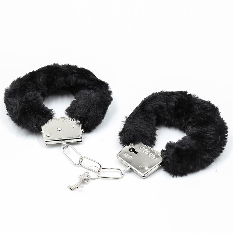 INTOYOU BDSM LINE - ESPOSAS DE METAL PARA MUÑECAS CON PELO NEGRO