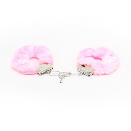 INTOYOU BDSM LINE - ESPOSAS DE METAL PARA MUÑECAS CON PELO ROSA