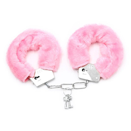INTOYOU BDSM LINE - ESPOSAS DE METAL PARA MUÑECAS CON PELO ROSA