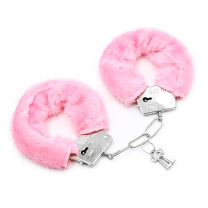 INTOYOU BDSM LINE - ESPOSAS DE METAL PARA MUÑECAS CON PELO ROSA