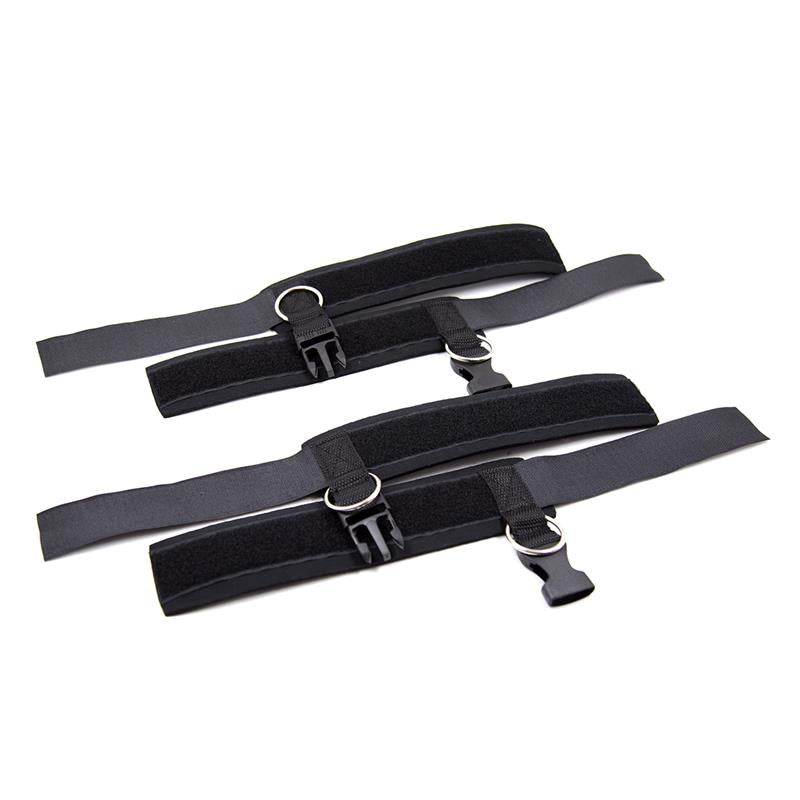 LATETOBED BDSM LINE - ESPOSAS DE NEOPRENO CON VELCRO NEGRO