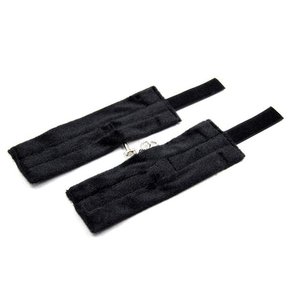 INTOYOU BDSM LINE - ESPOSAS DE TELA CON VELCRO PARA MUÑECAS CON PELO LARGO NEGRO