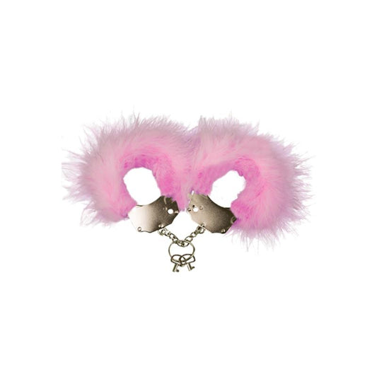 ADRIEN LASTIC - ESPOSAS METAL CON PLUMAS ROSA
