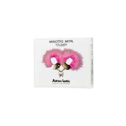ADRIEN LASTIC - ESPOSAS METAL CON PLUMAS ROSA