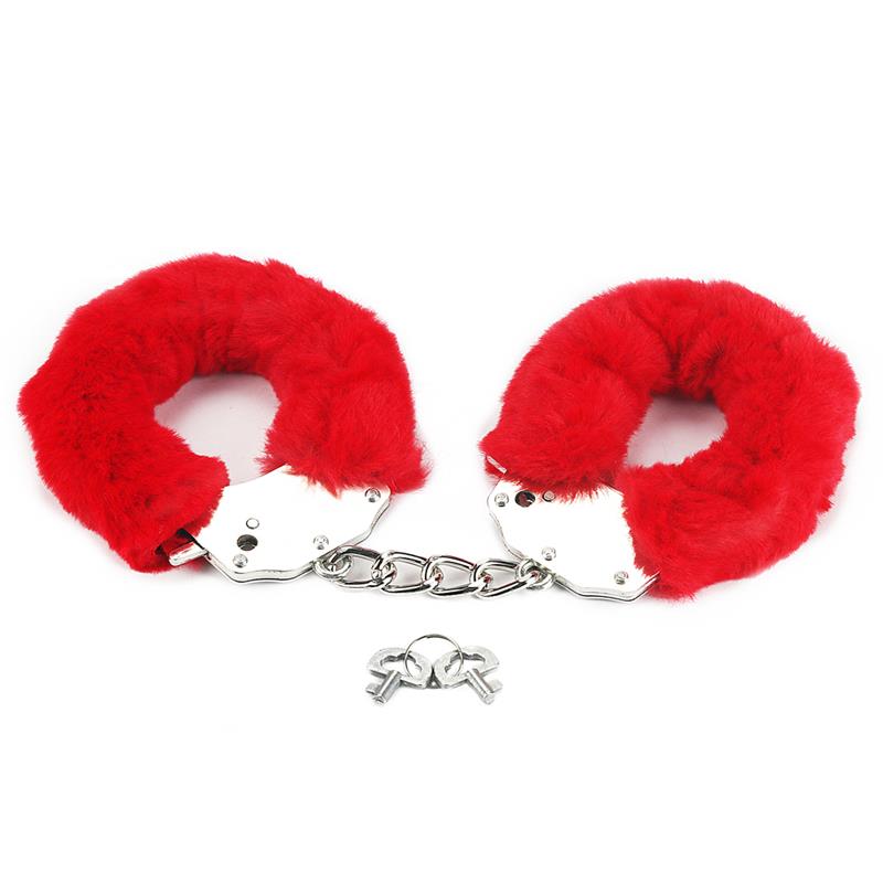 LOVETOY - ESPOSAS METÁLICAS CON PELO ROJO
