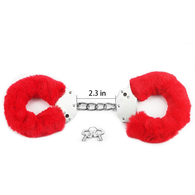 LOVETOY - ESPOSAS METÁLICAS CON PELO ROJO