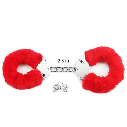 LOVETOY - ESPOSAS METÁLICAS CON PELO ROJO