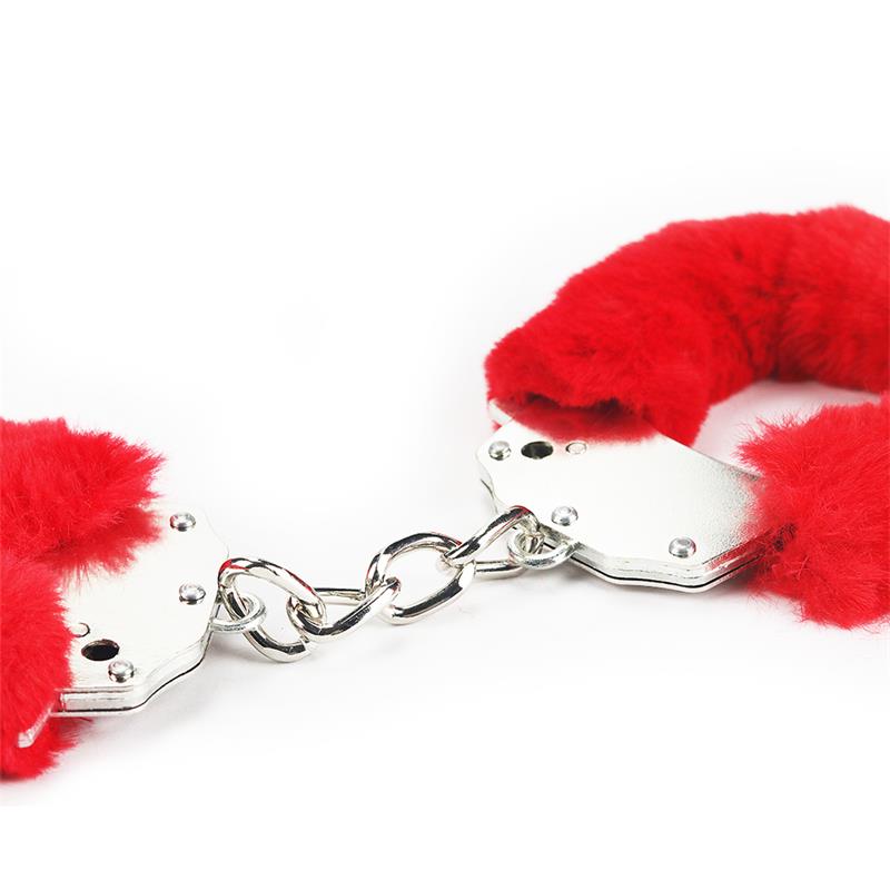 LOVETOY - ESPOSAS METÁLICAS CON PELO ROJO