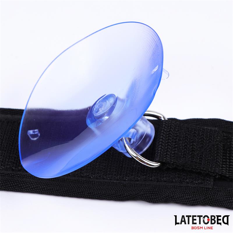 LATETOBED BDSM LINE - ESPOSAS MUÑECAS VELCRO CON VENTOSA AJUSTABLE