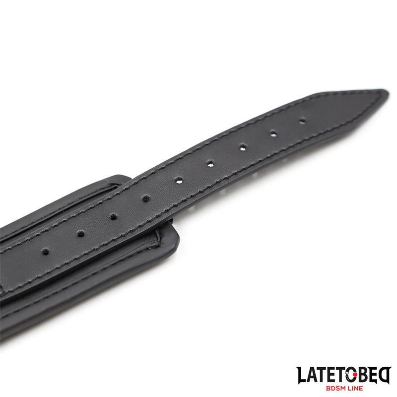 LATETOBED BDSM LINE - ESPOSAS NEOPRENO AJUSTABLES NEGRO