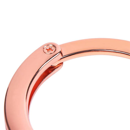 LATETOBED BDSM LINE - ESPOSAS ORO ROSA CON LLAVES DE CALAVERA