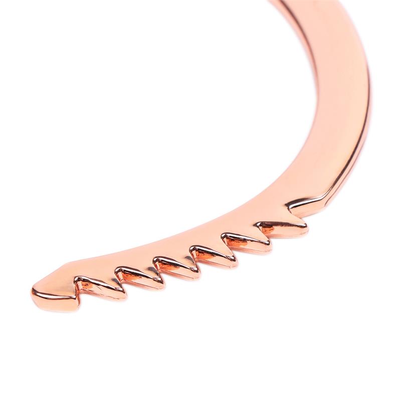 LATETOBED BDSM LINE - ESPOSAS ORO ROSA CON LLAVES DE CALAVERA