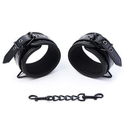 BLACK SAPPHIRE - ESPOSAS PARA MUÑECA AJUSTABLE SAPPHIRE CUERO VEGANO