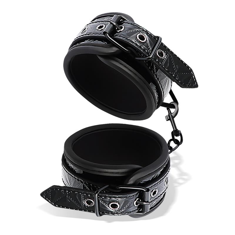 BLACK SAPPHIRE - ESPOSAS PARA MUÑECA AJUSTABLE SAPPHIRE CUERO VEGANO