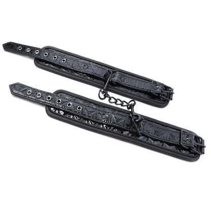 BLACK SAPPHIRE - ESPOSAS PARA MUÑECA AJUSTABLE SAPPHIRE CUERO VEGANO