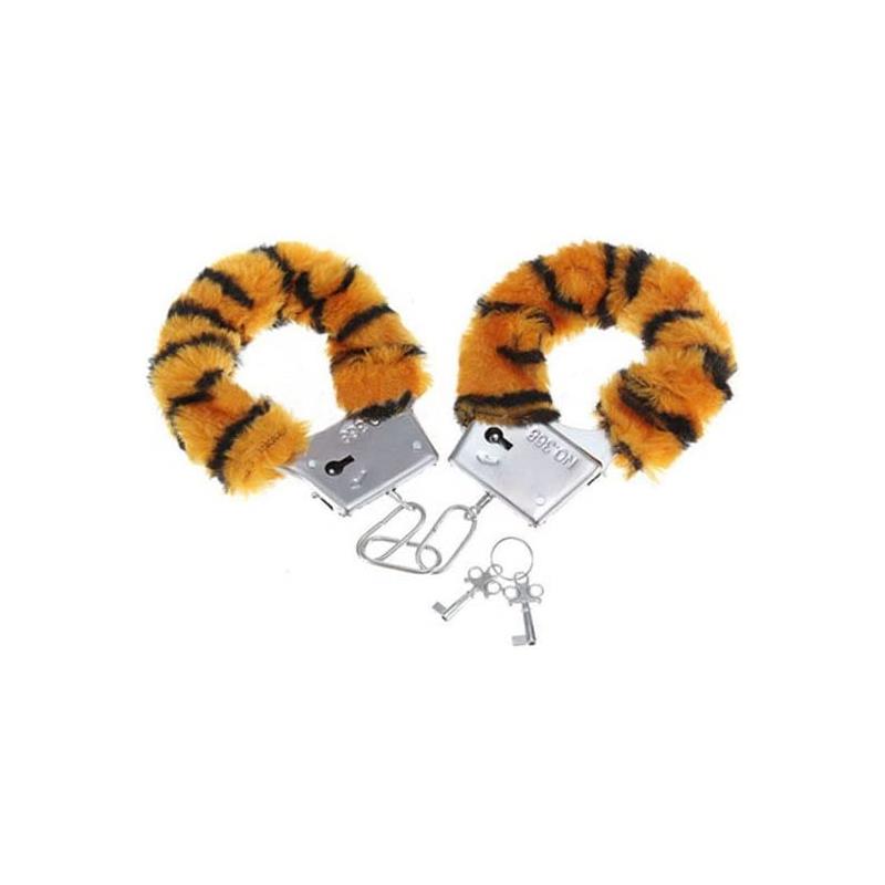 DIVERTY SEX - ESPOSAS PARA MUÑECAS FORRADAS DE PELUCHE TIGRE