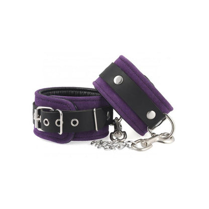 BONDAGE PLAY - ESPOSAS PARA PIES CUERO MORADO